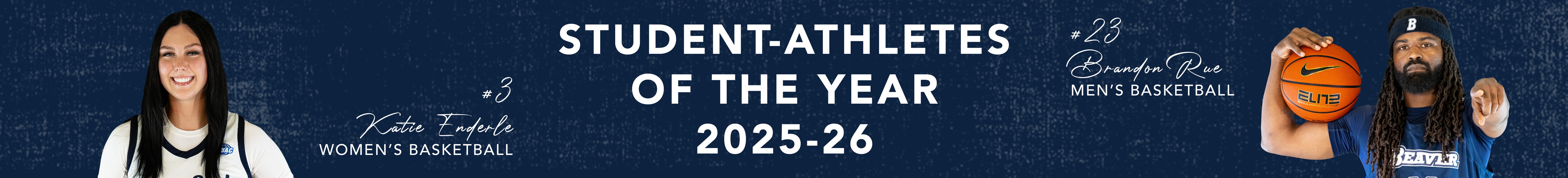 Student-Athletes of the Year Banner